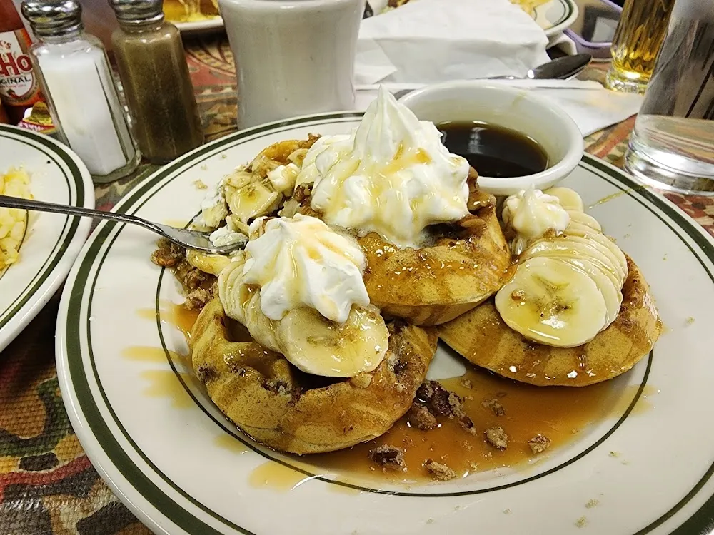 Banana Nut Waffles